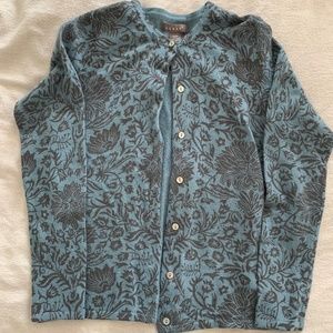 Lamb’s wool angora cardigan